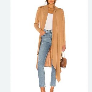 1. State Camel Longline Maxi Cardigan